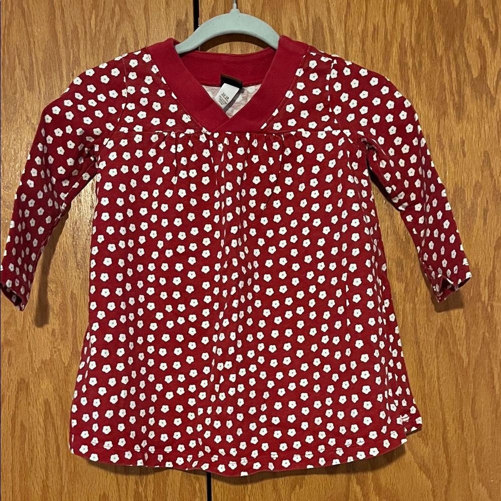 Tea Collection Red floral dress